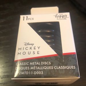 Happy Planner Mickey Mouse Black Metal Discs